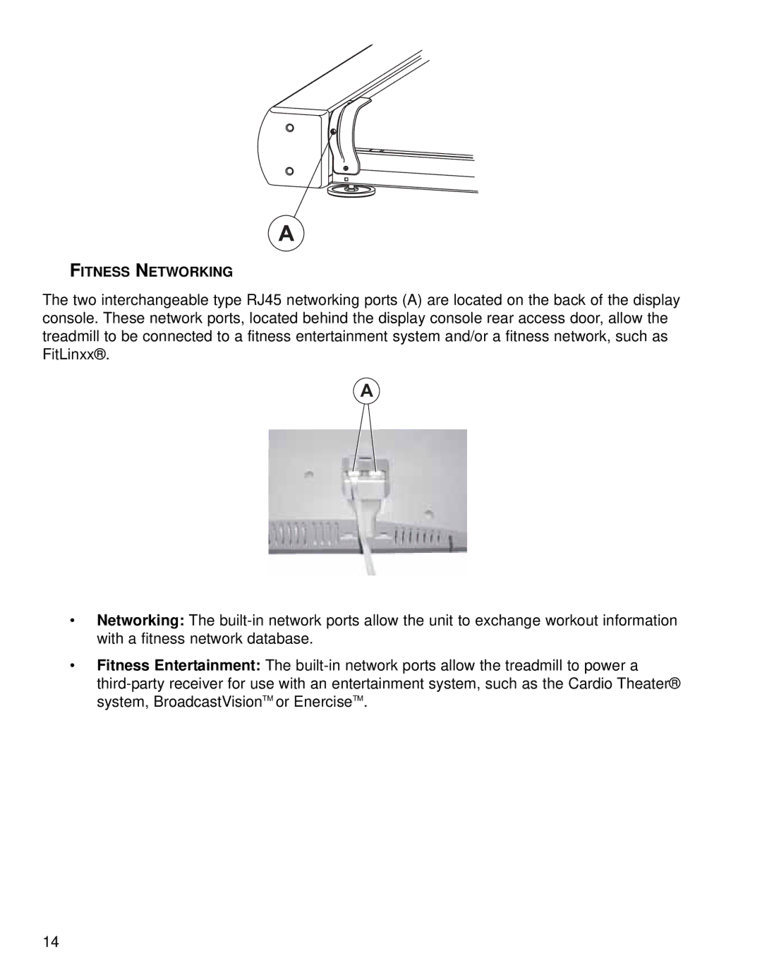 Life Fitness 93T operation manual Fitness Networking 