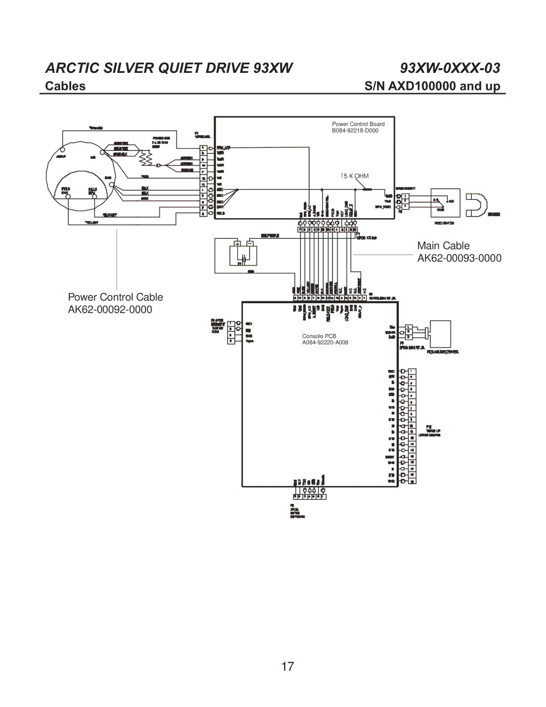 Life Fitness 93XW-0XXX-03 manual Cables 