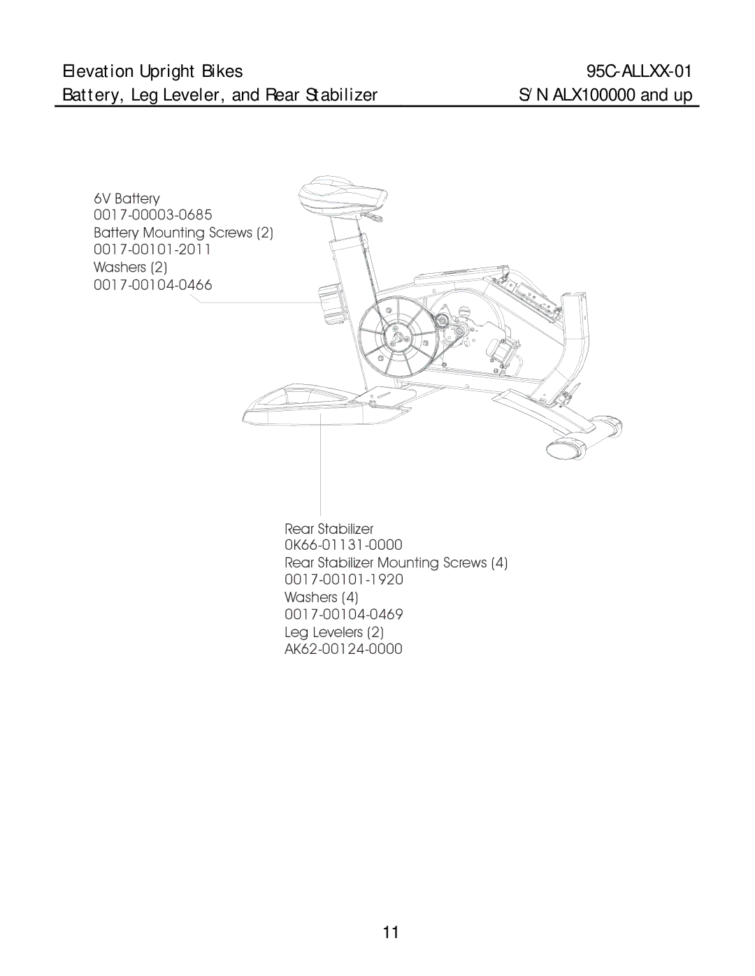 Life Fitness 95C manual ALX100000 and up 