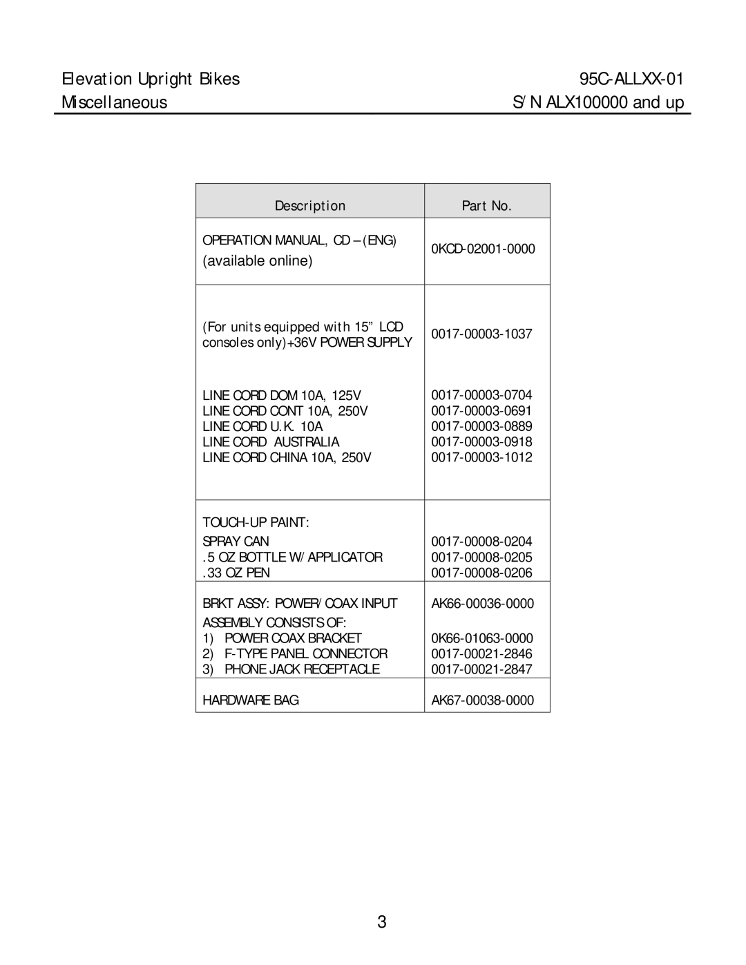 Life Fitness 95C manual Available online 