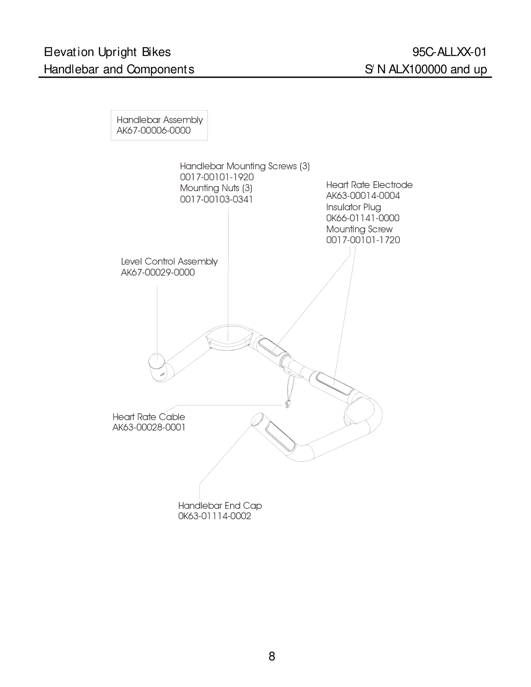 Life Fitness 95C manual ALX100000 and up 