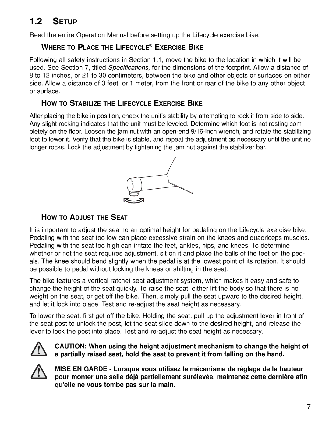 Life Fitness 95CI Setup, Where to Place the Lifecycle Exercise Bike, HOW to Stabilize the Lifecycle Exercise Bike 