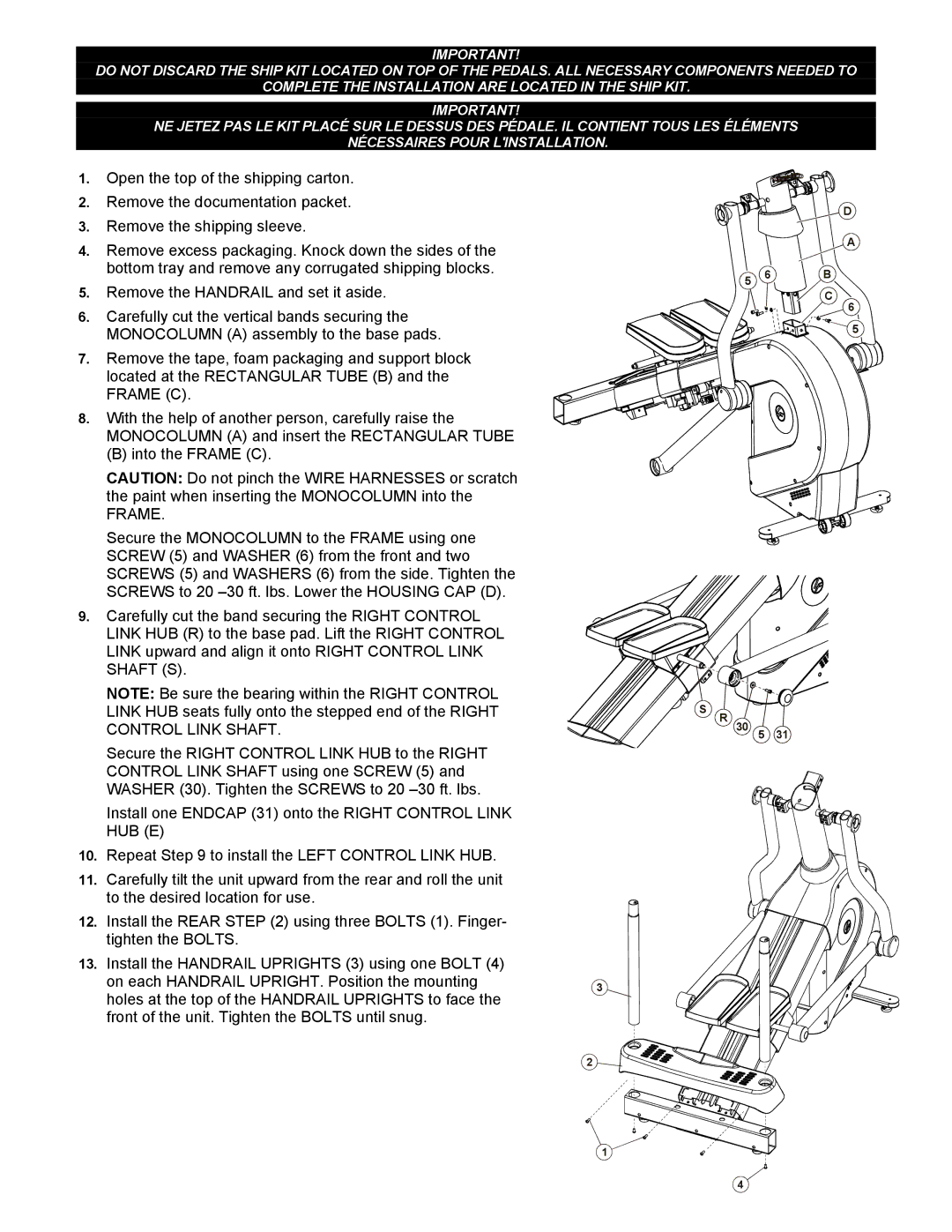 Life Fitness 95LI manual Frame 