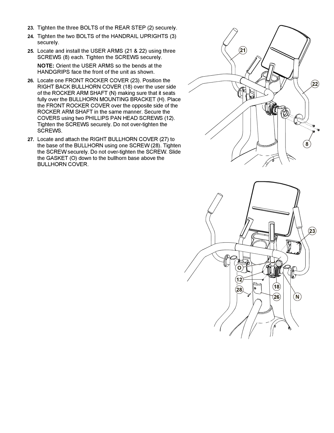 Life Fitness 95LI manual 26 N 