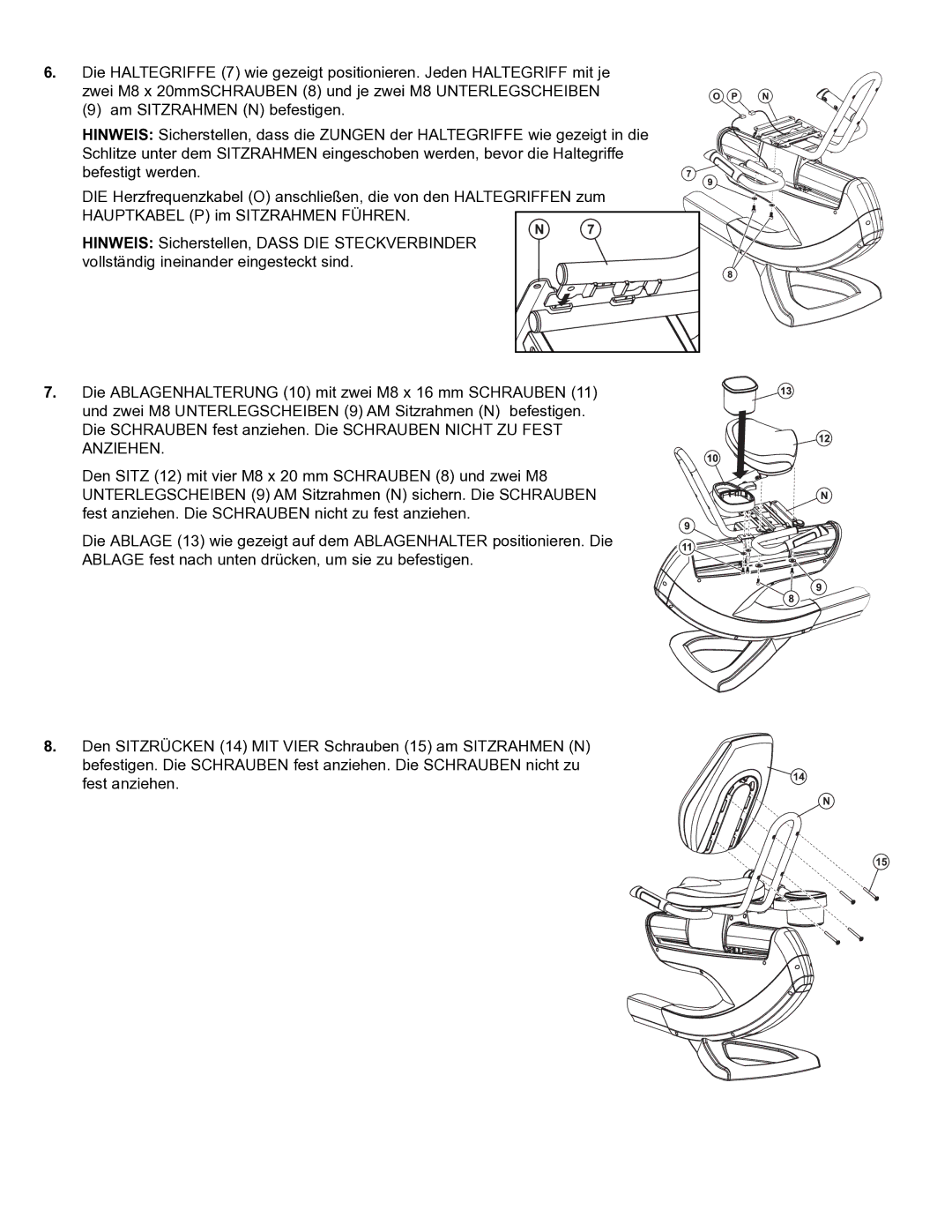 Life Fitness 95R manual 