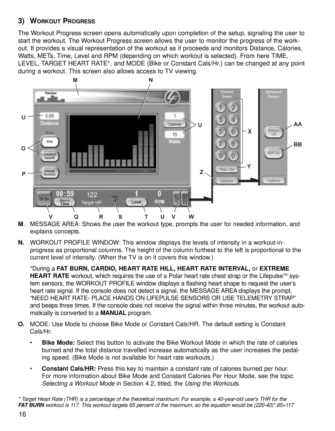 Life Fitness 95Re operation manual 122 