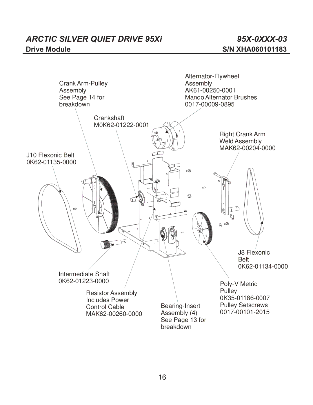 Life Fitness 95X-0XX-03 manual Drive Module 