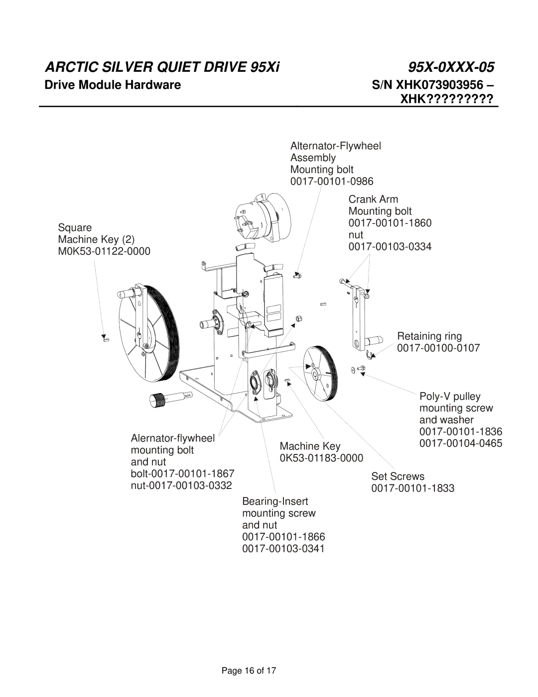 Life Fitness 95X-0XXX-05 manual Drive Module Hardware 