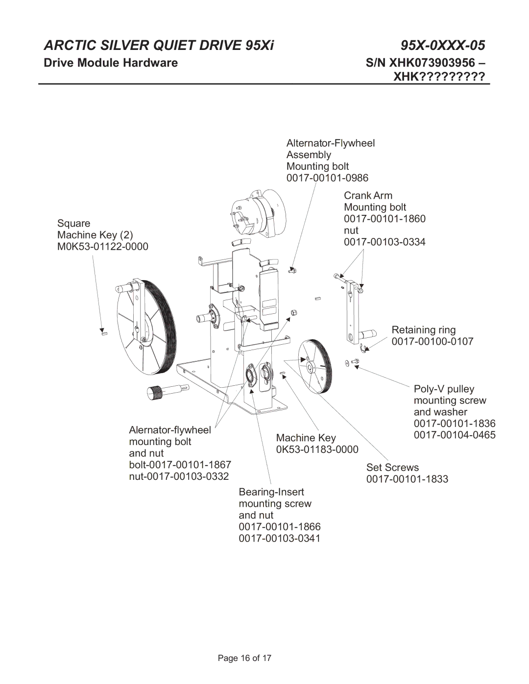 Life Fitness 95X-0XXX-05 manual Drive Module Hardware 