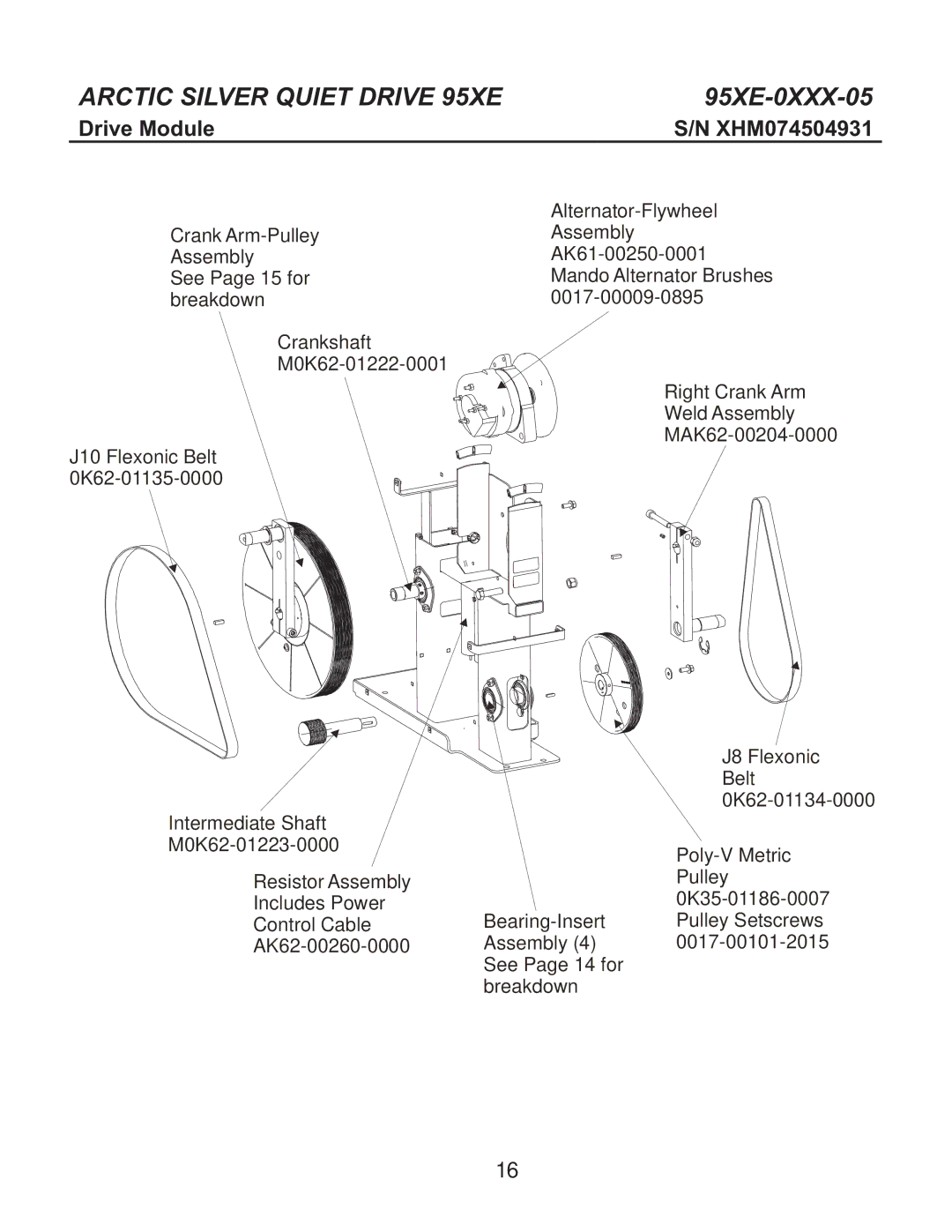 Life Fitness 95Xe-0XXX-05 manual Drive Module 