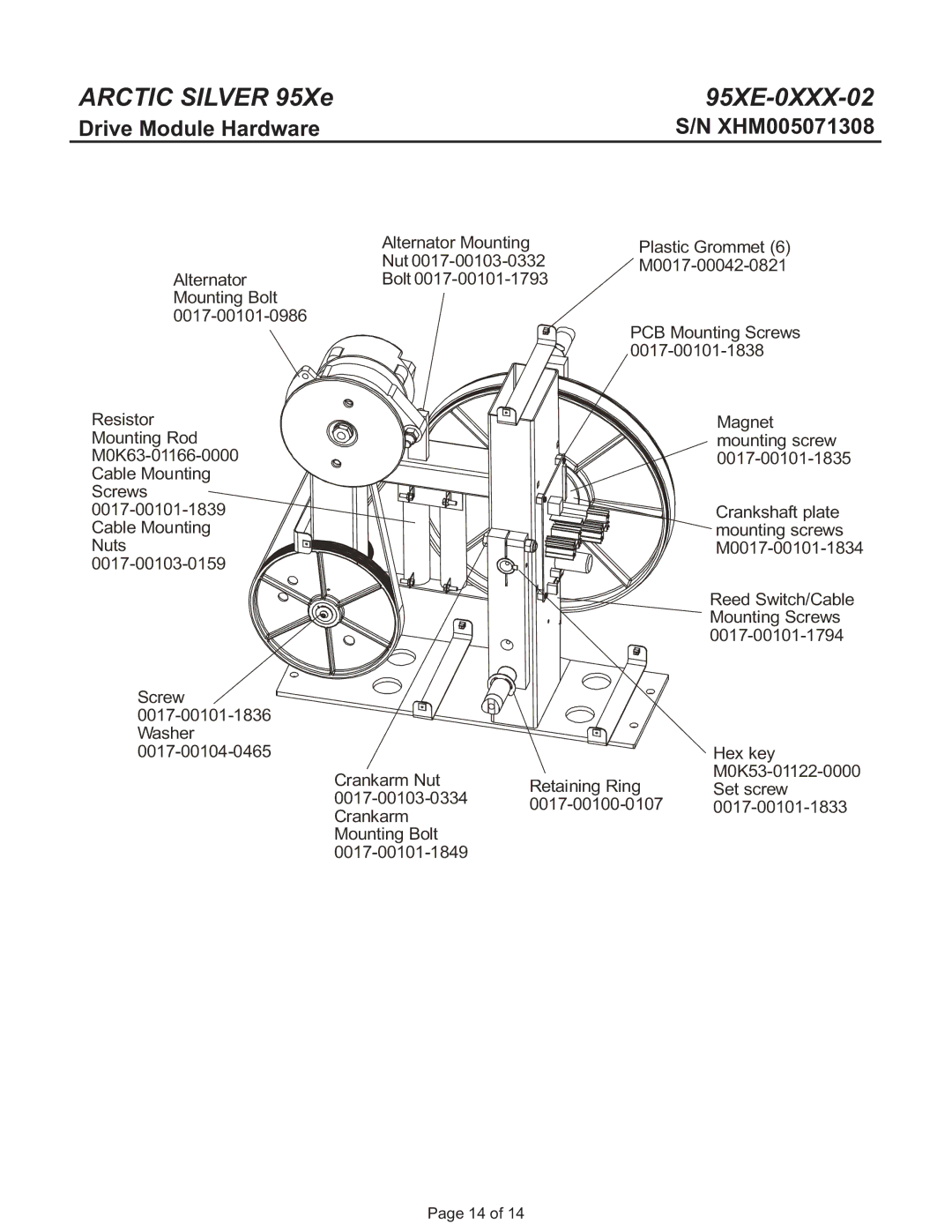 Life Fitness 95Xe manual Drive Module Hardware 