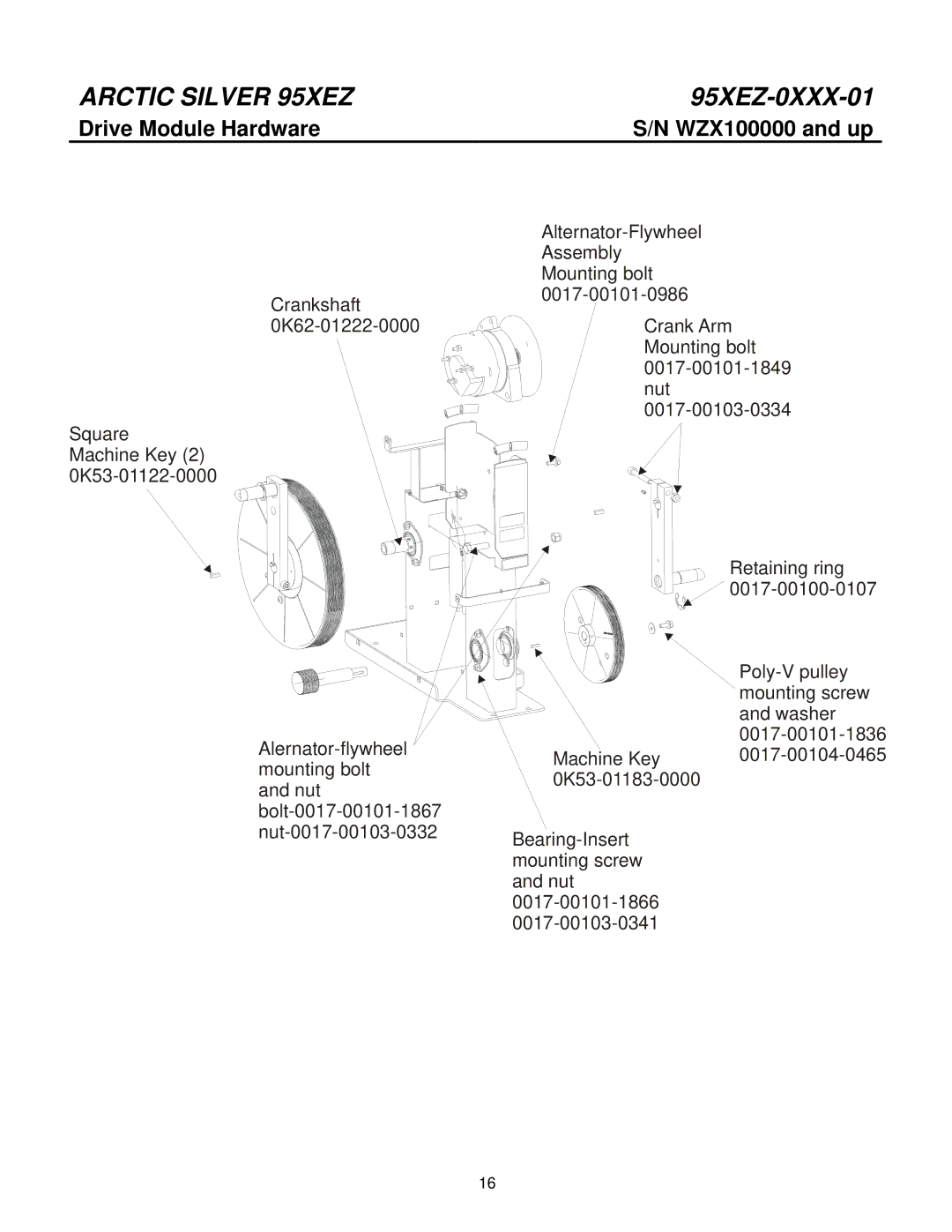 Life Fitness 95XEZ-0XXX-01 manual Drive Module Hardware 