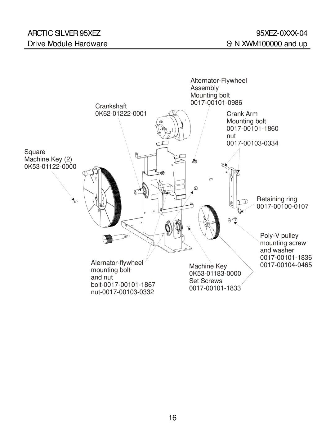 Life Fitness 95XEZ-0XXX-04 manual Drive Module Hardware 