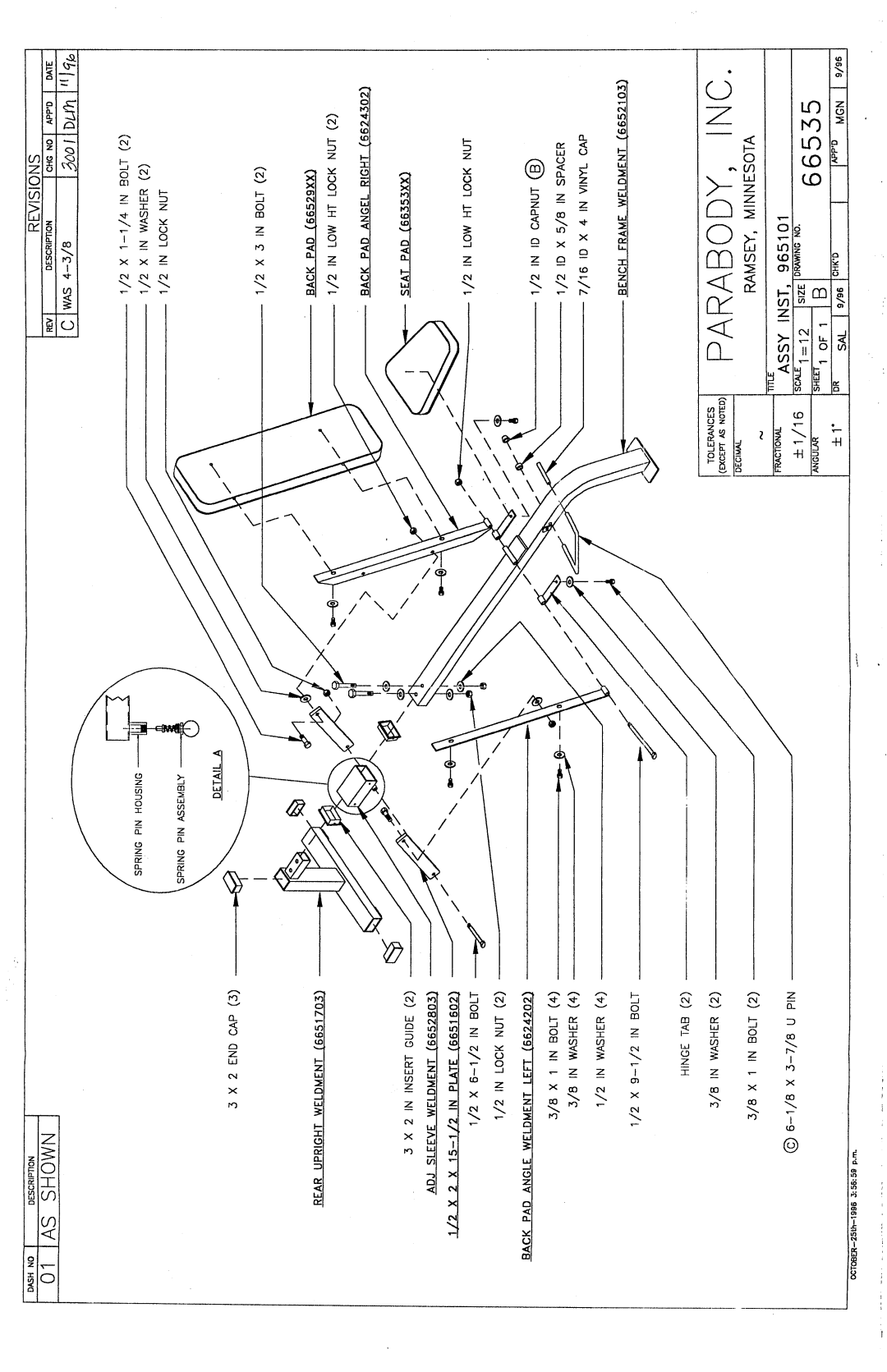 Life Fitness 965101 manual 