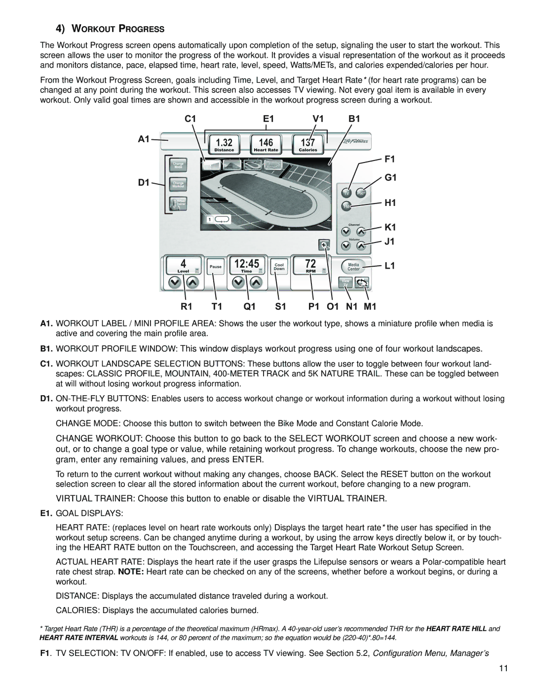 Life Fitness 97C, 95R operation manual N1 M1 