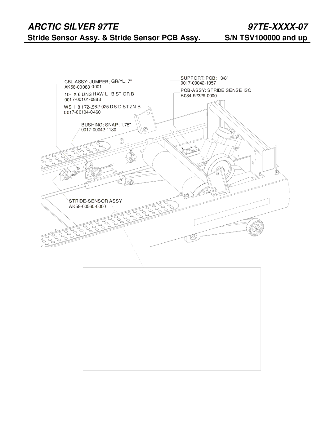 Life Fitness 97TE-XXXX-07 manual CBL-ASSY Jumper GR/YL 