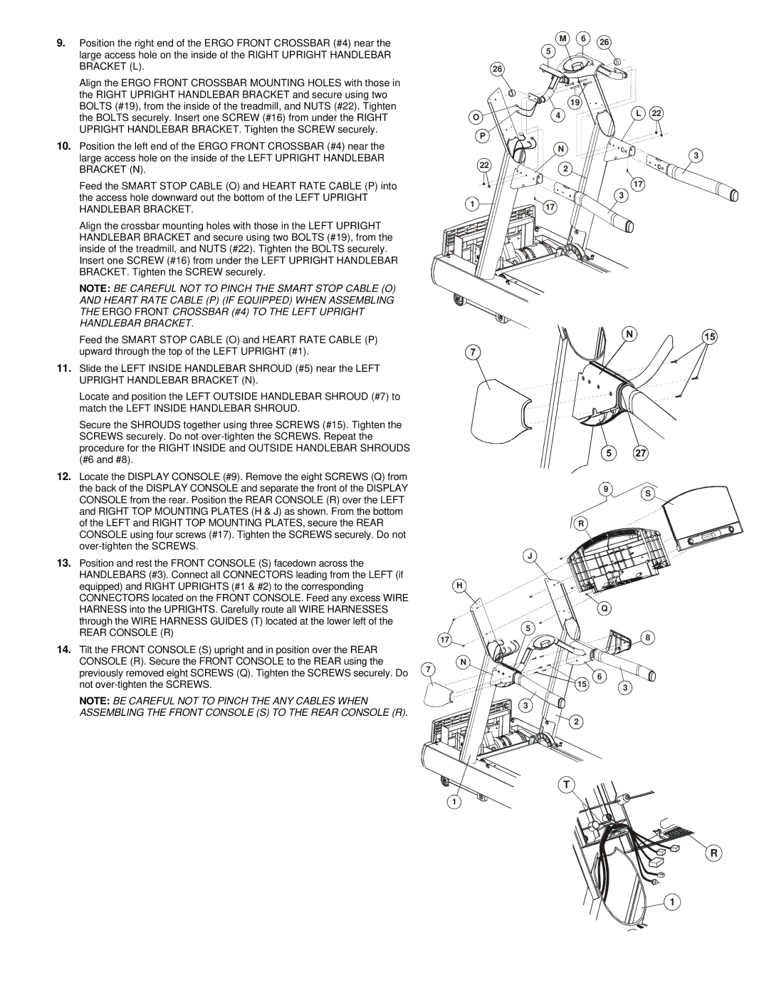 Life Fitness 97TE manual Bracket L, Bracket N, Handlebar Bracket, Rear Console R 