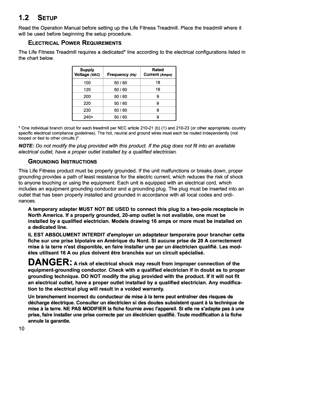 Life Fitness 97Ti operation manual 