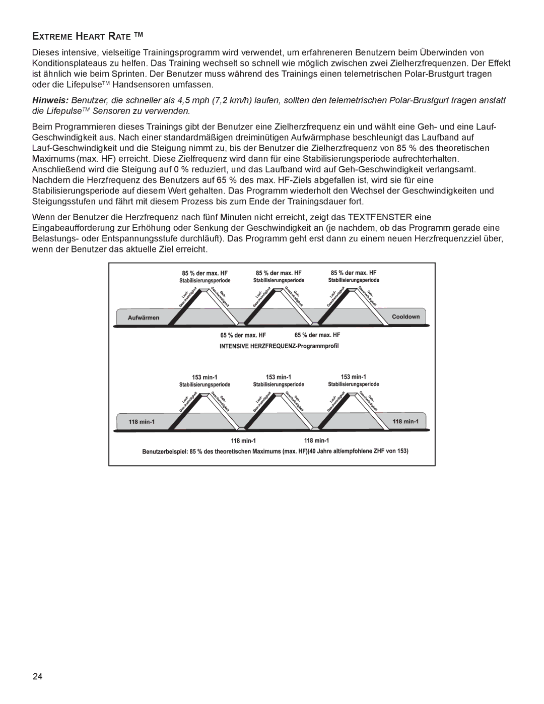 Life Fitness B099 manual EXtReMe heaRt Rate tM 