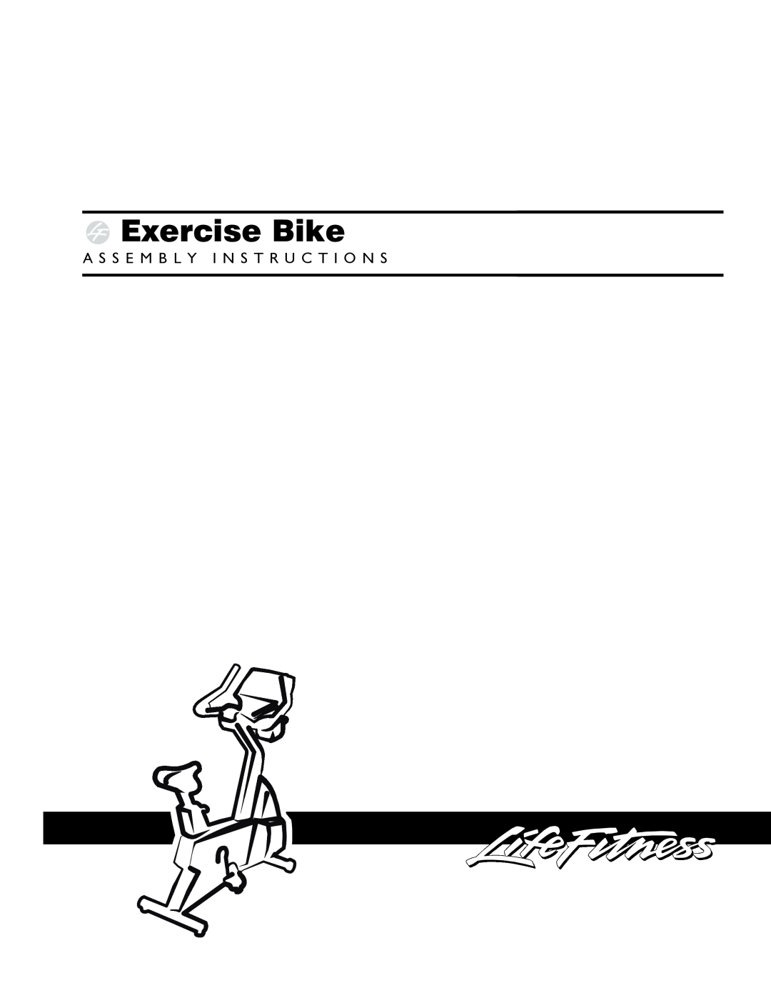 Life Fitness C7i, C9I manual Exercise Bike, A S S E M B L Y I N S T R U C T I O N S 