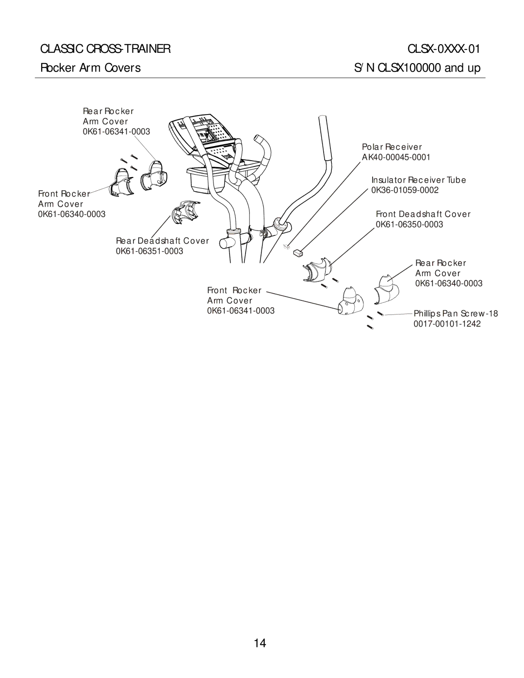 Life Fitness manual Classic CROSS-TRAINER CLSX-0XXX-01 