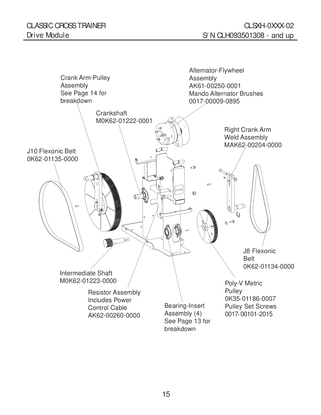 Life Fitness clsxh-oxxx-02 manual Drive Module 