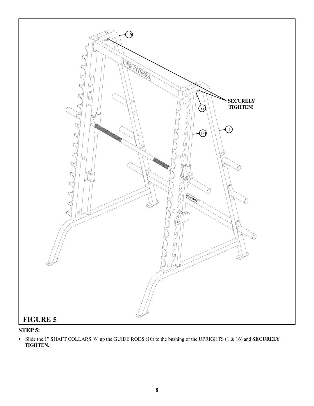 Life Fitness Club Machine manual Securely 