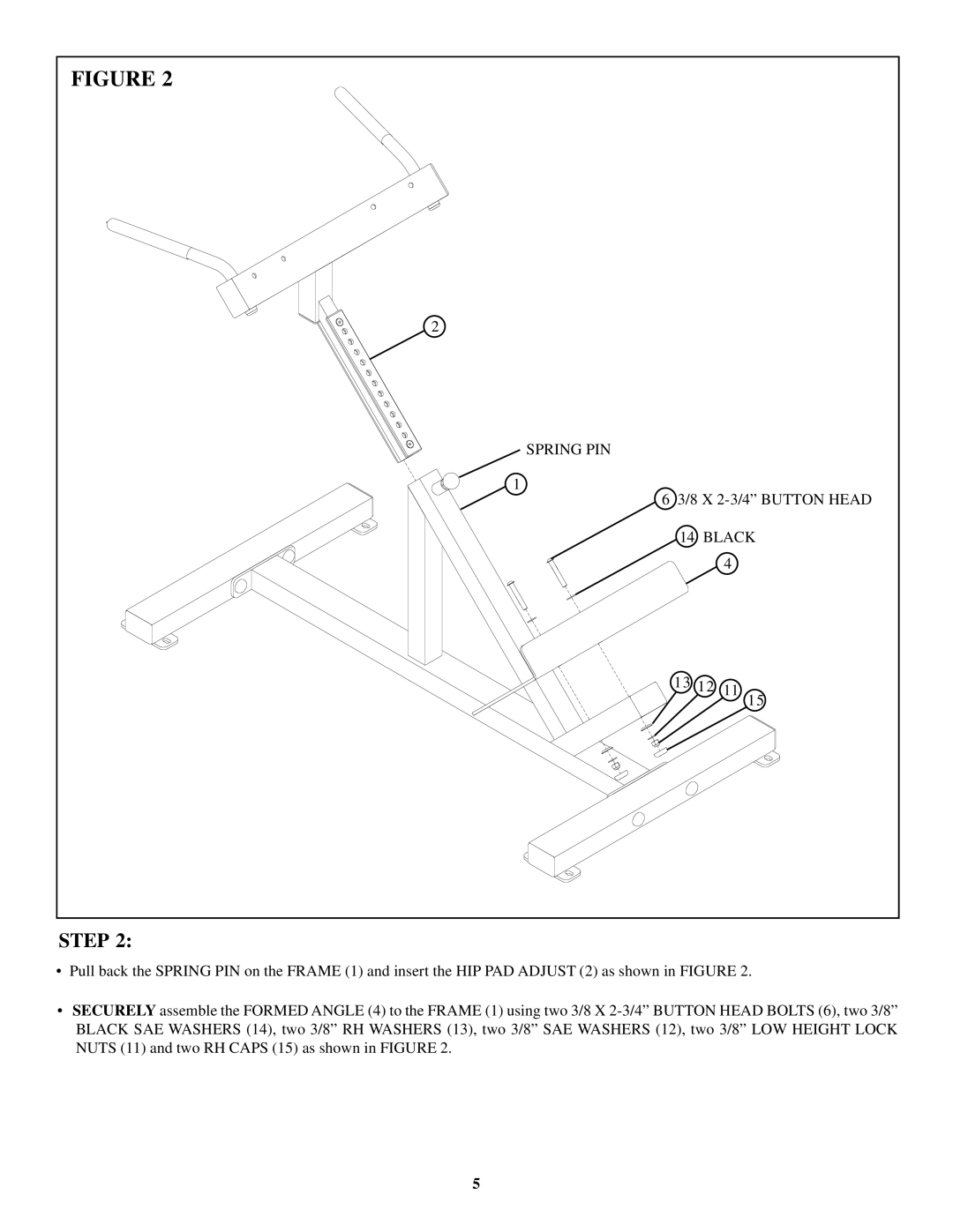 Life Fitness Club Series 45X manual Spring PIN 