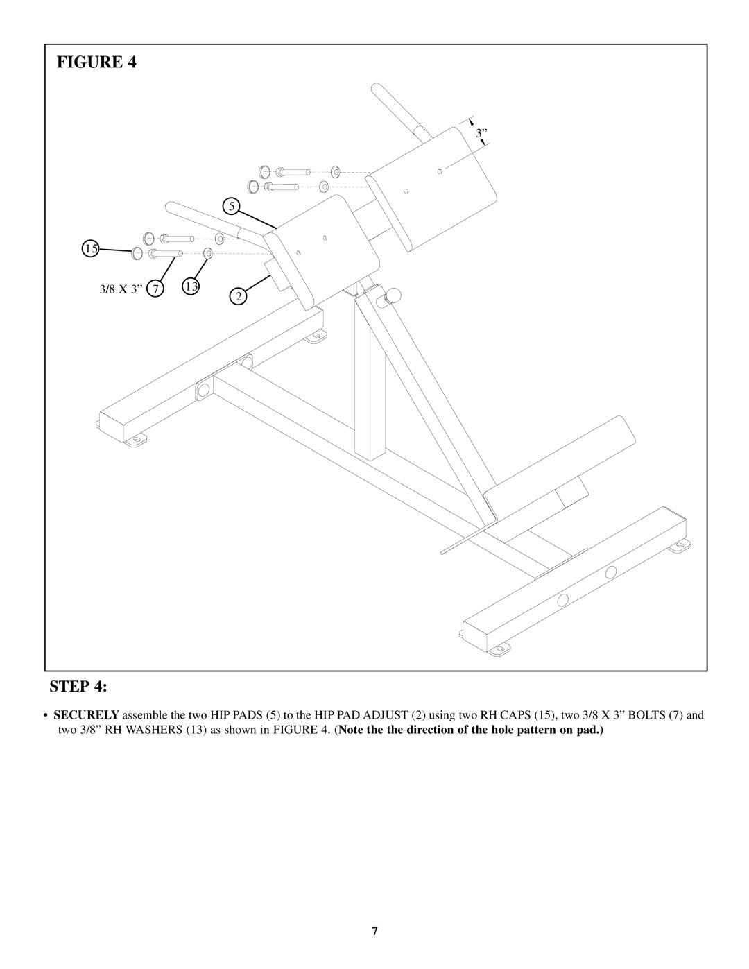 Life Fitness Club Series 45X manual Step 