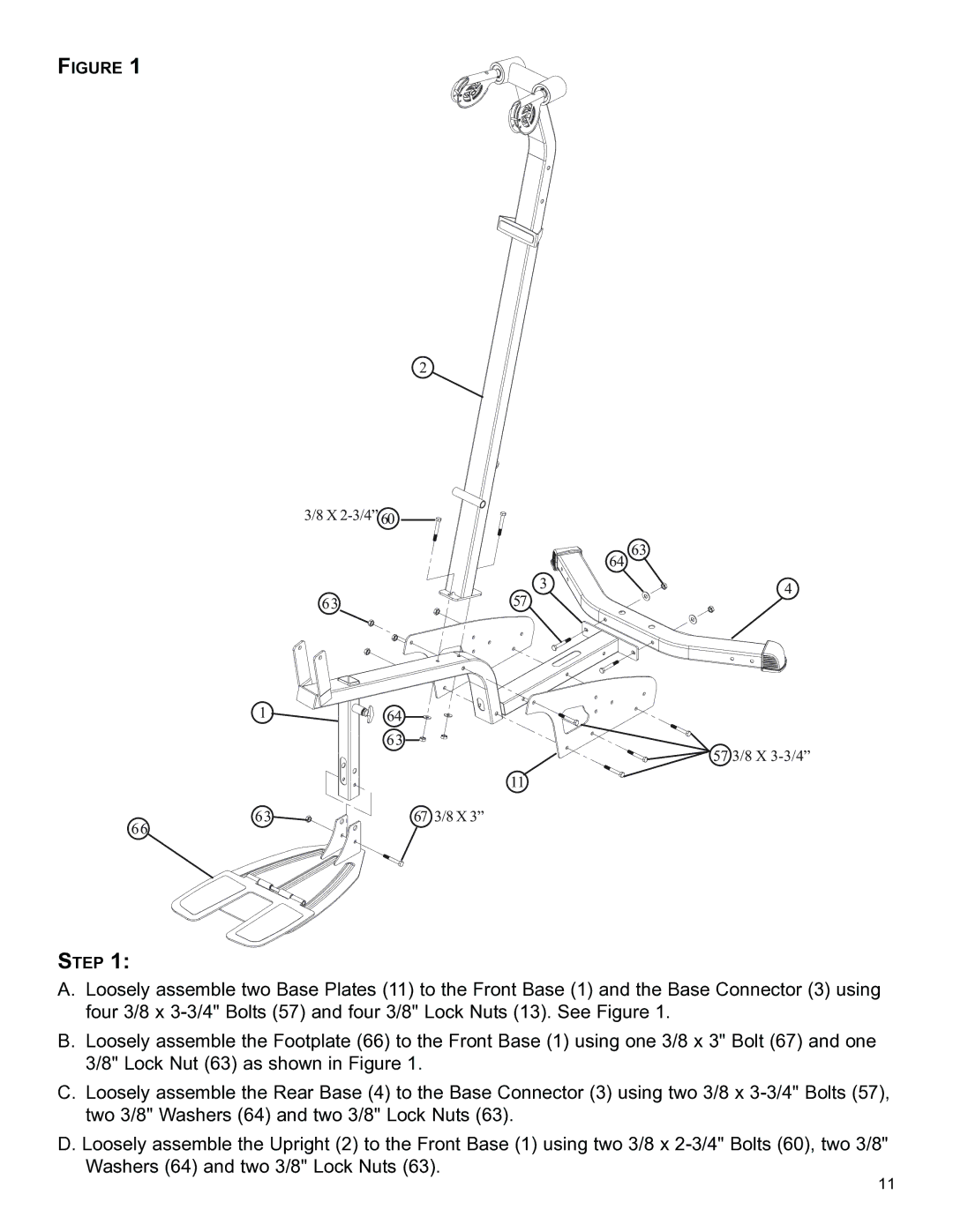 Life Fitness CM3 manual Step 