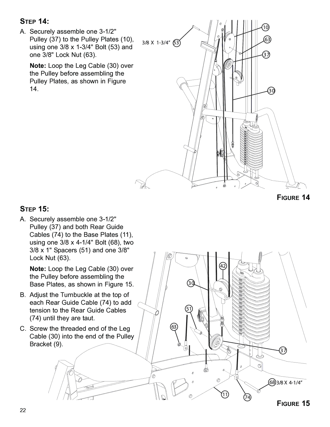 Life Fitness CM3 manual Step 