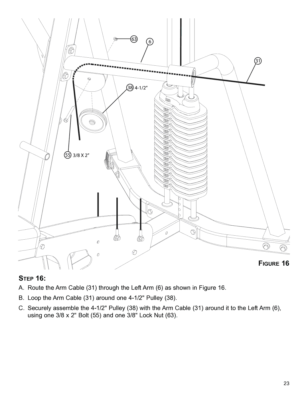 Life Fitness CM3 manual Step 