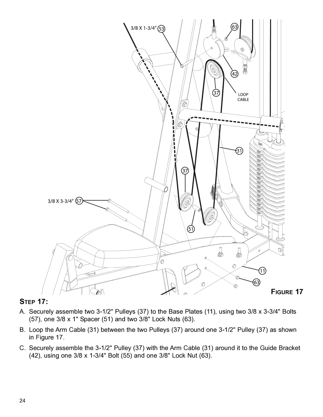 Life Fitness CM3 manual Step 