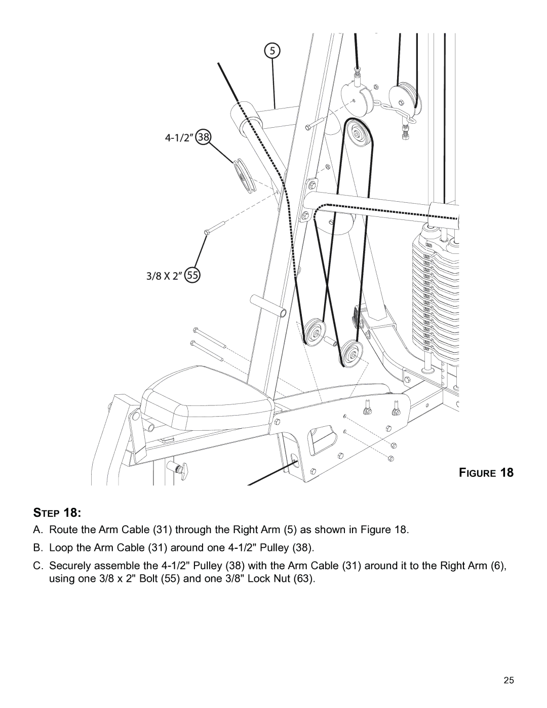 Life Fitness CM3 manual Step 