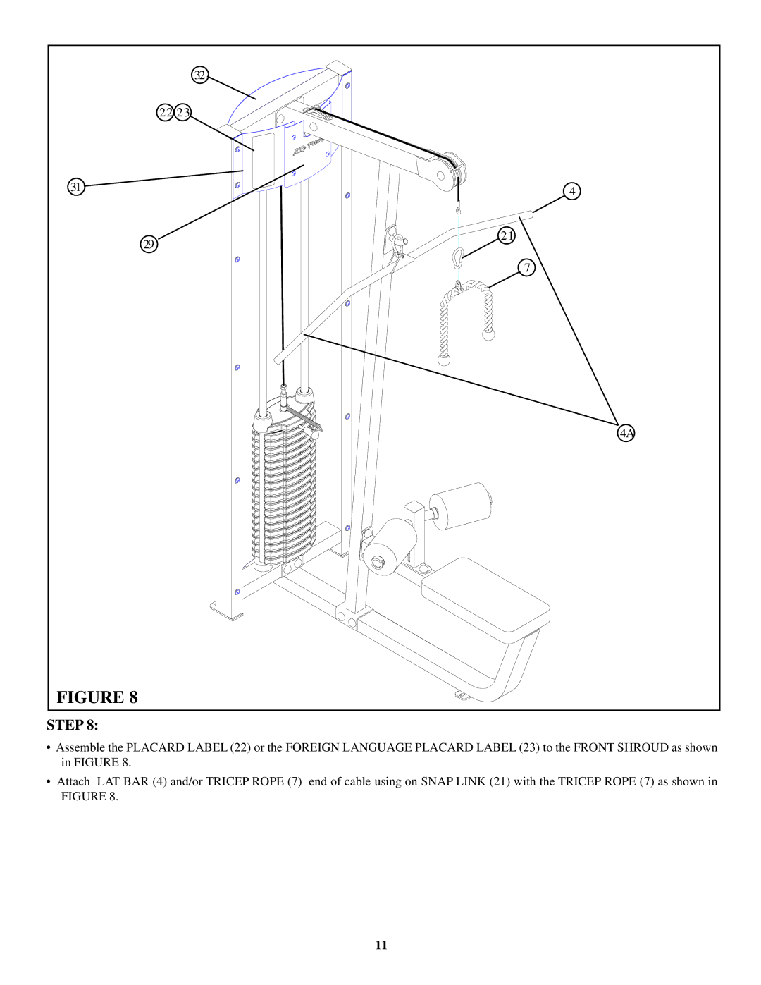 Life Fitness CSLAT manual Step 