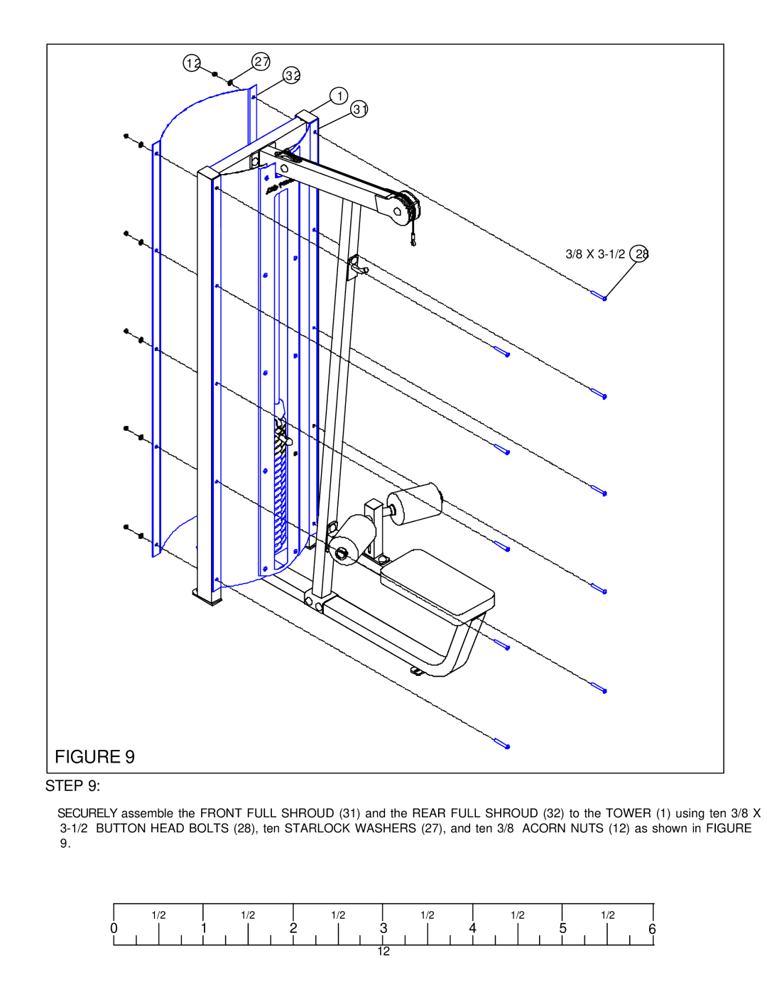 Life Fitness CSLAT manual X 3-1/2 