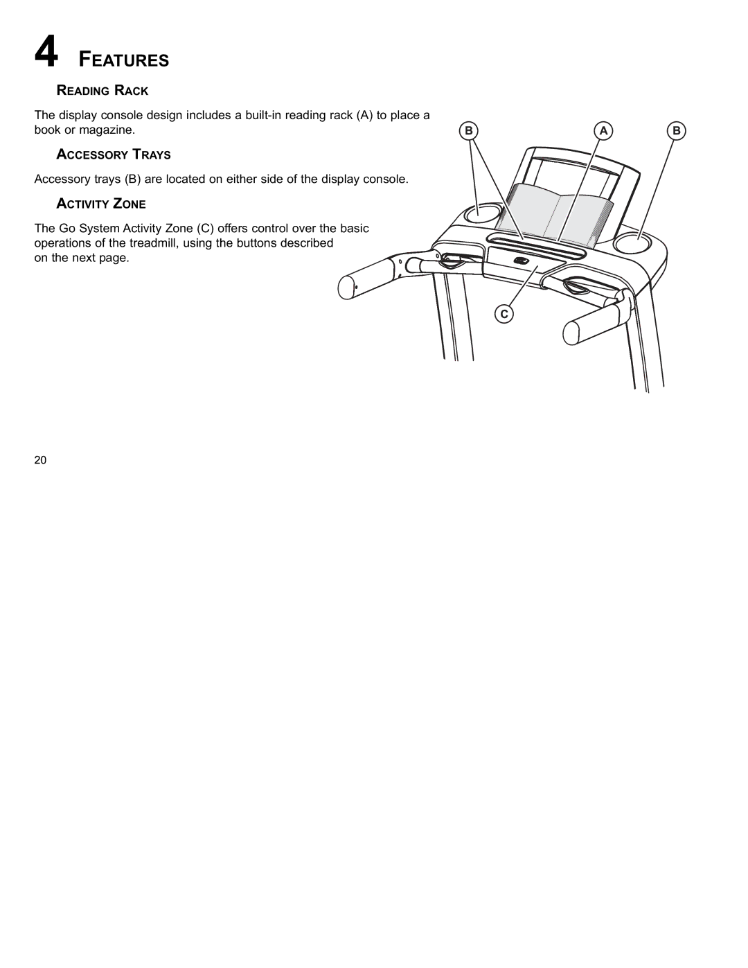 Life Fitness F3 user manual Features 