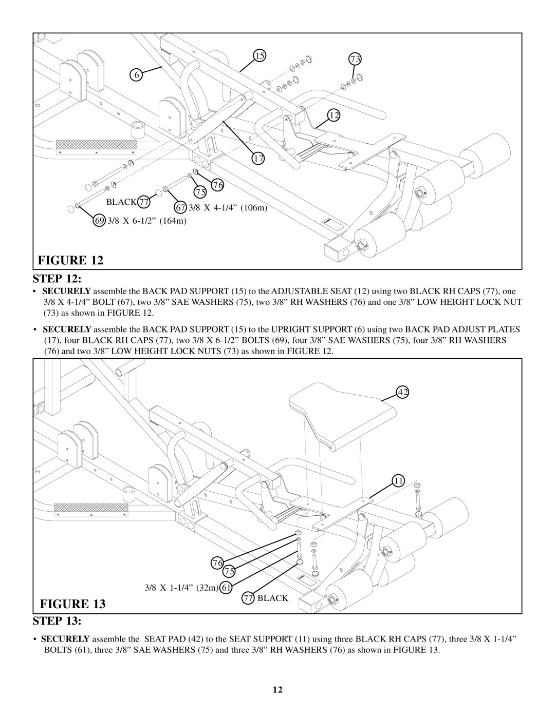 Life Fitness Fit-1 manual 67 3/8 X 4-1/4 106m 69 3/8 X 6-1/2 164m 