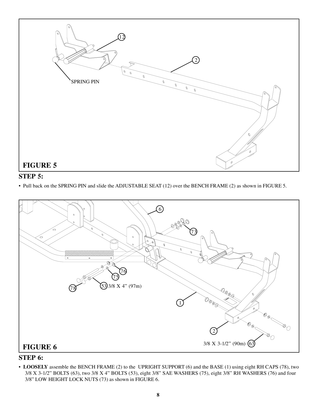 Life Fitness Fit-1 manual Spring PIN 