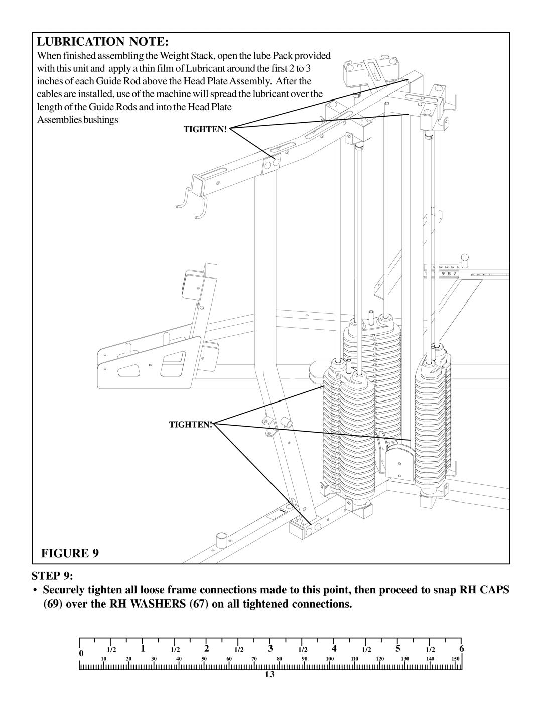 Life Fitness FIT 3 manual Lubrication Note 