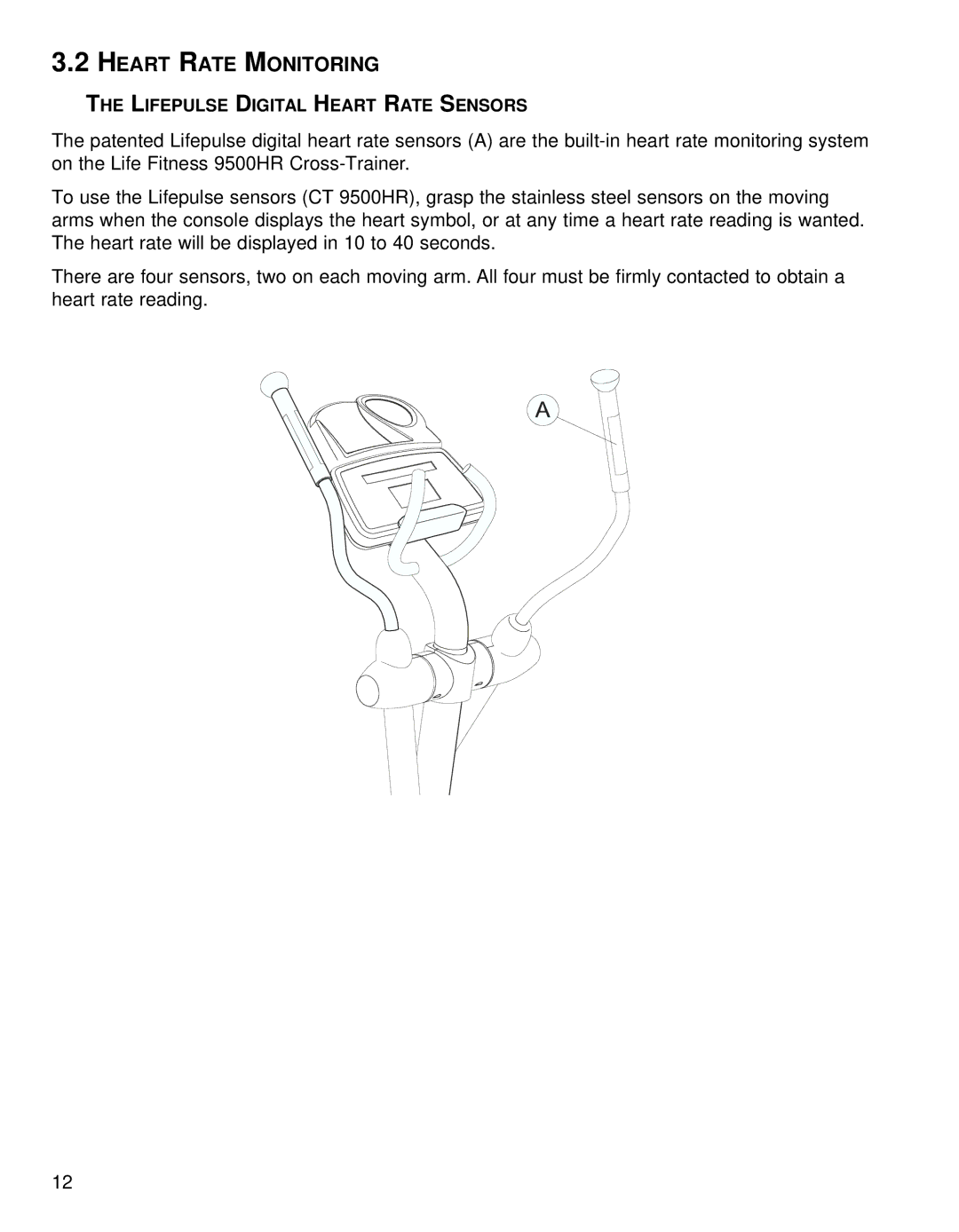 Life Fitness Fitness Electronics manual Heart Rate Monitoring 