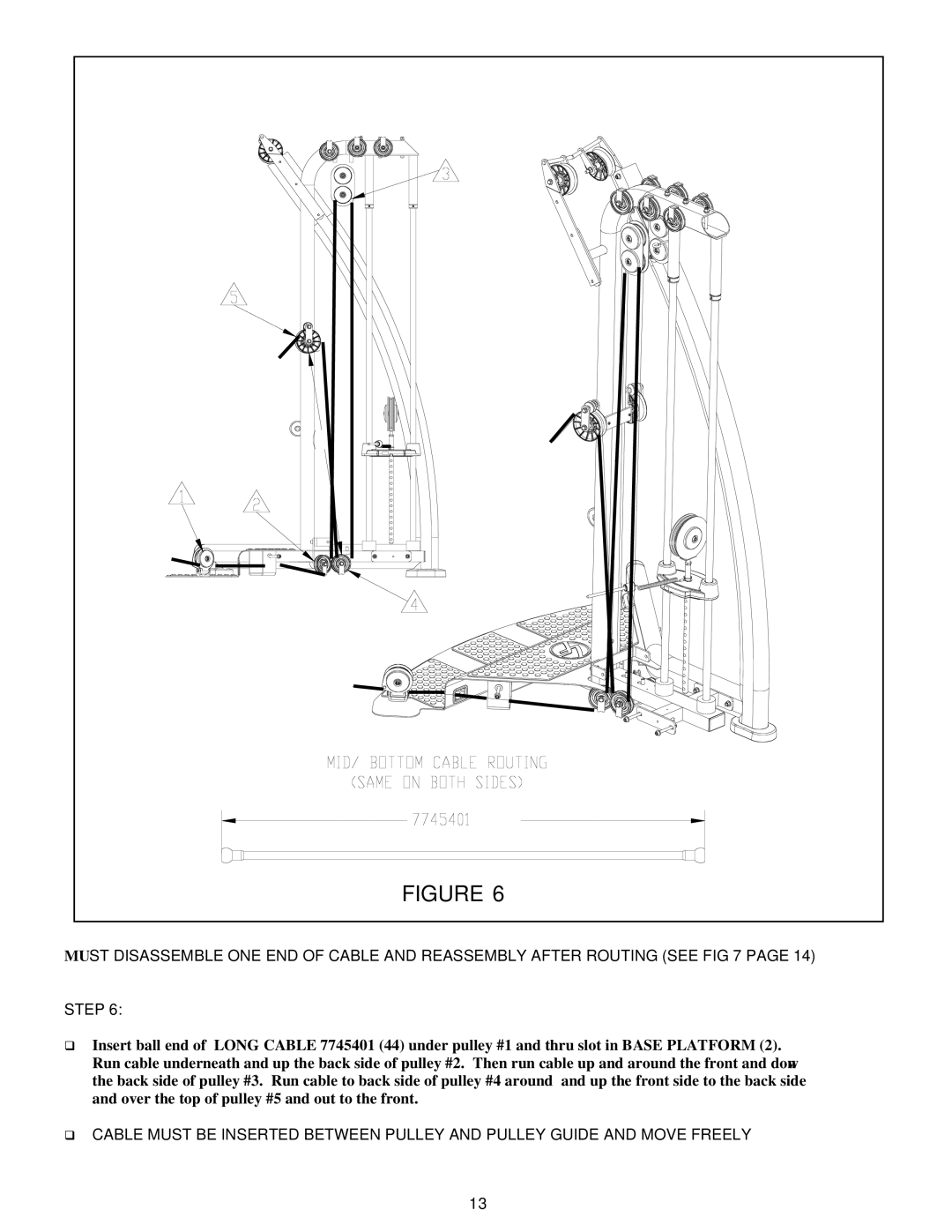 Life Fitness FSFCM1-0102-001 manual LEA7745401 