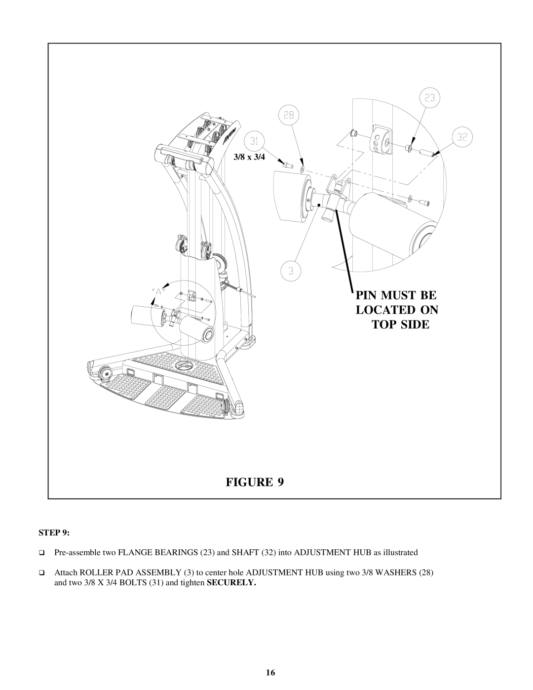 Life Fitness FSFCM1-0102-001 manual PIN Must be 