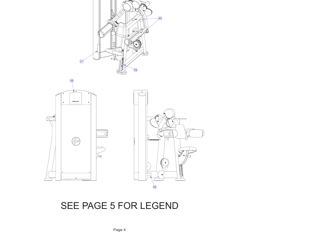 Life Fitness FZLR manual Fzlr LAT Raise Component Assembly 