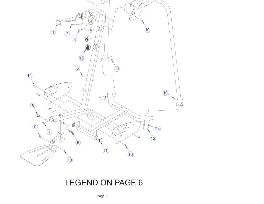 Life Fitness G4-001 manual Component Assembly 