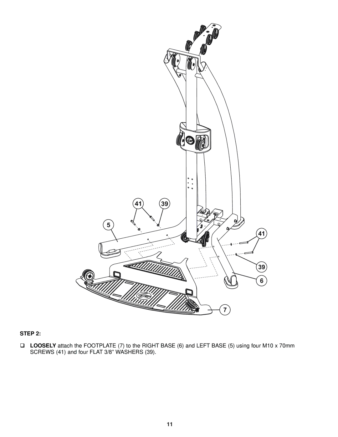 Life Fitness 39721, G5-001, 8289201 REV. B manual Step 