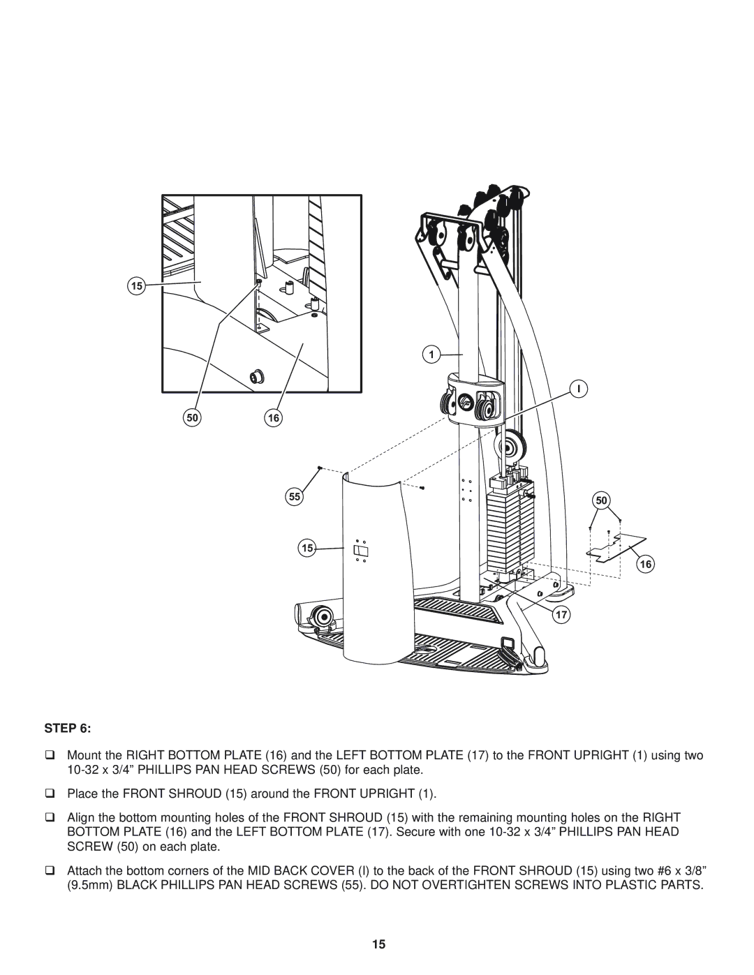 Life Fitness G5-001, 8289201 REV. B, 39721 manual Step 