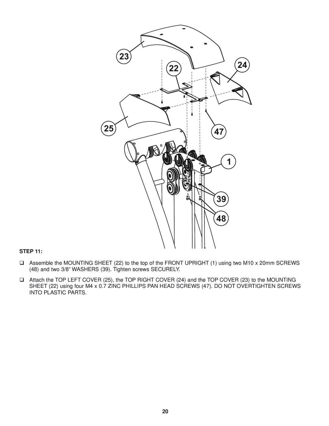 Life Fitness 39721, G5-001, 8289201 REV. B manual 2224 2547 