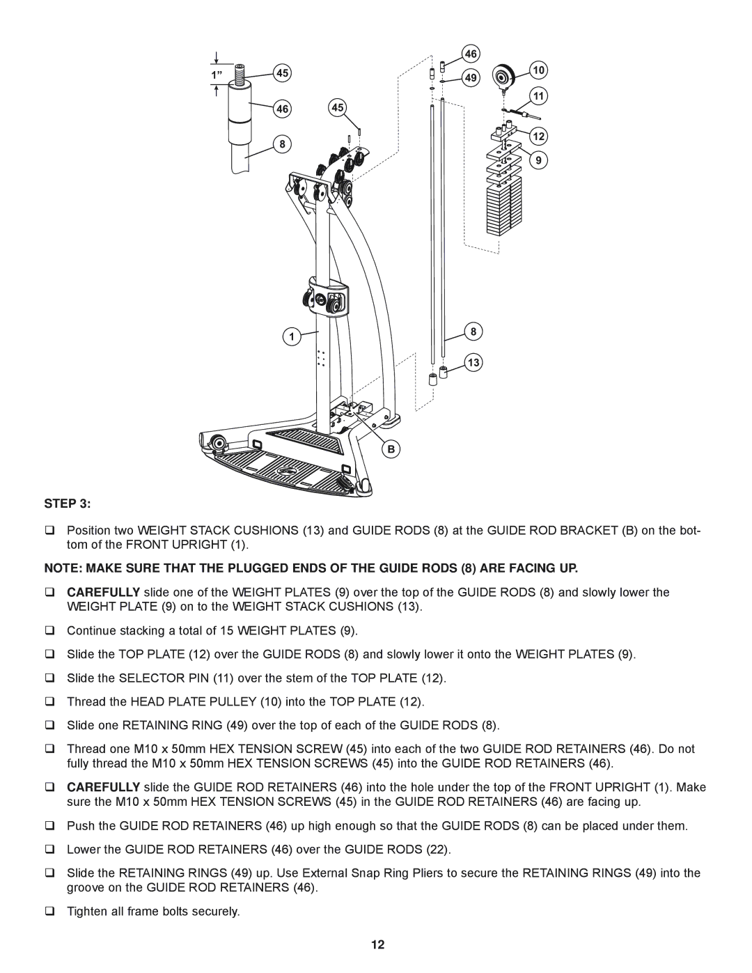 Life Fitness G5-001 manual Step 