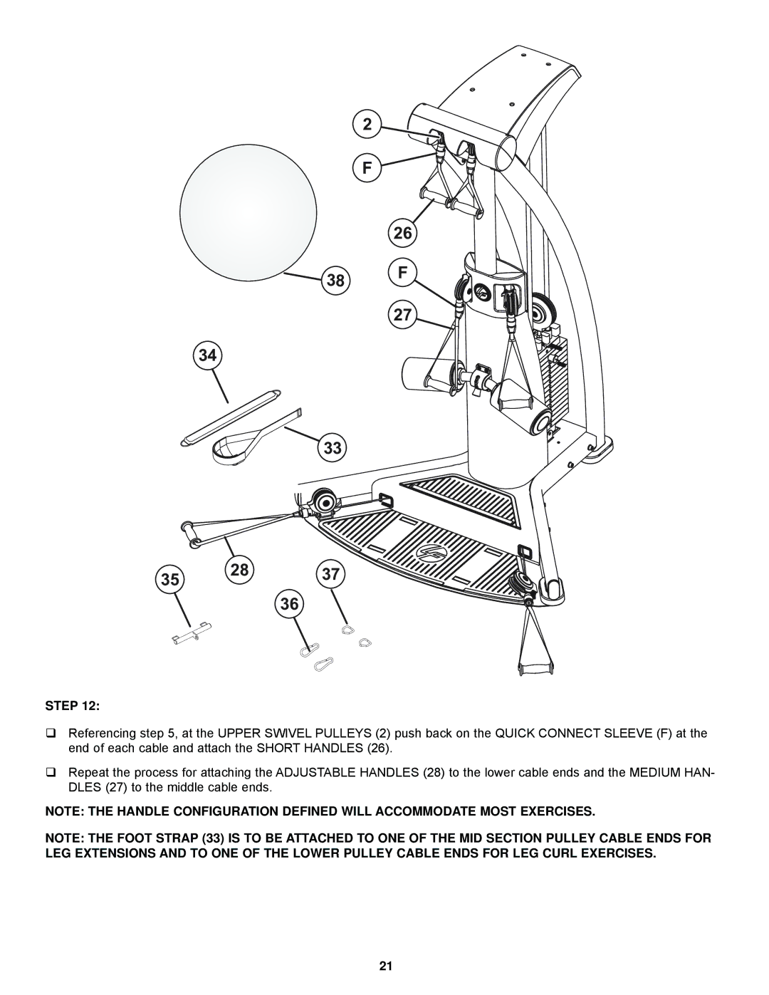 Life Fitness G5-001 manual 35 28 